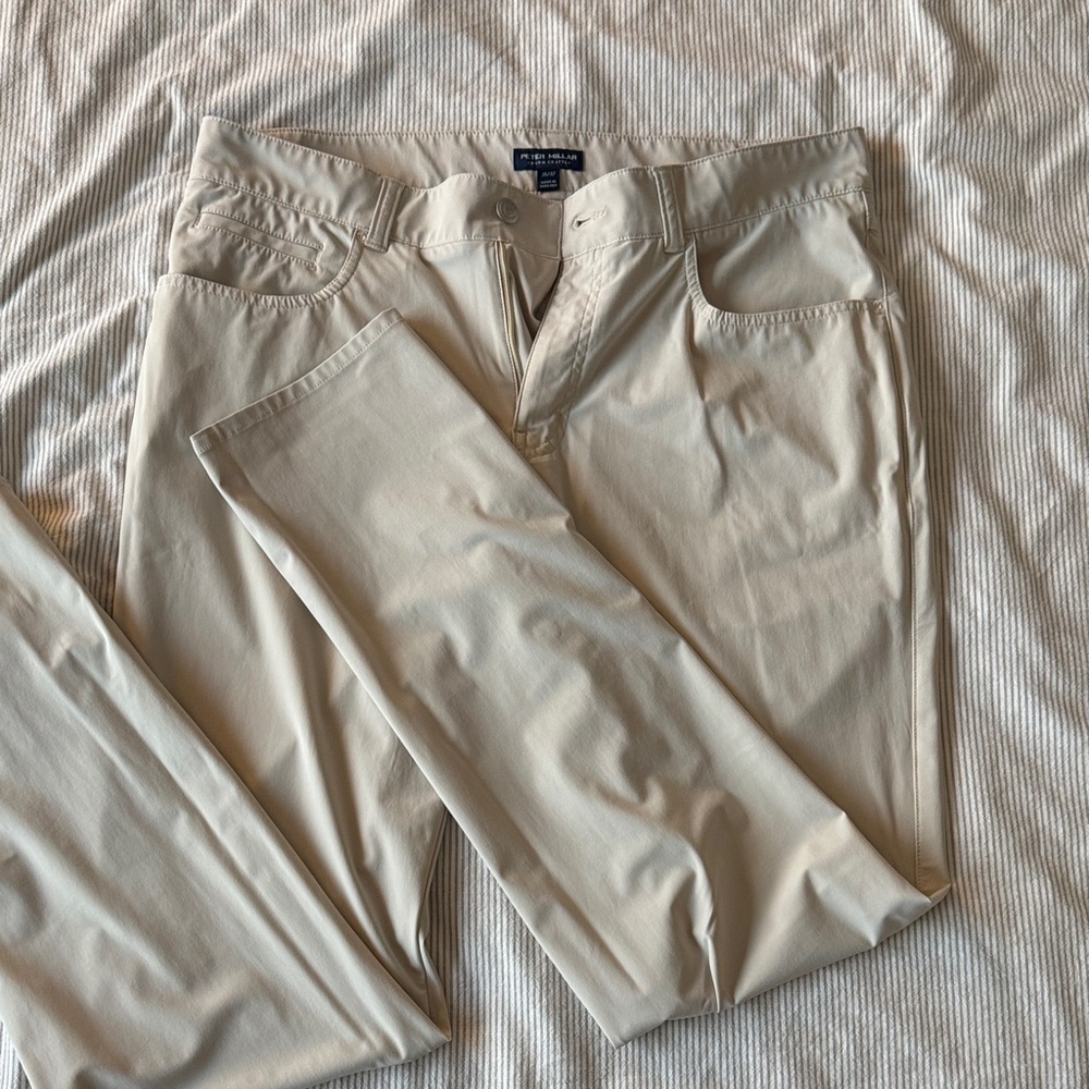 Peter Millar Light Khaki Chinos